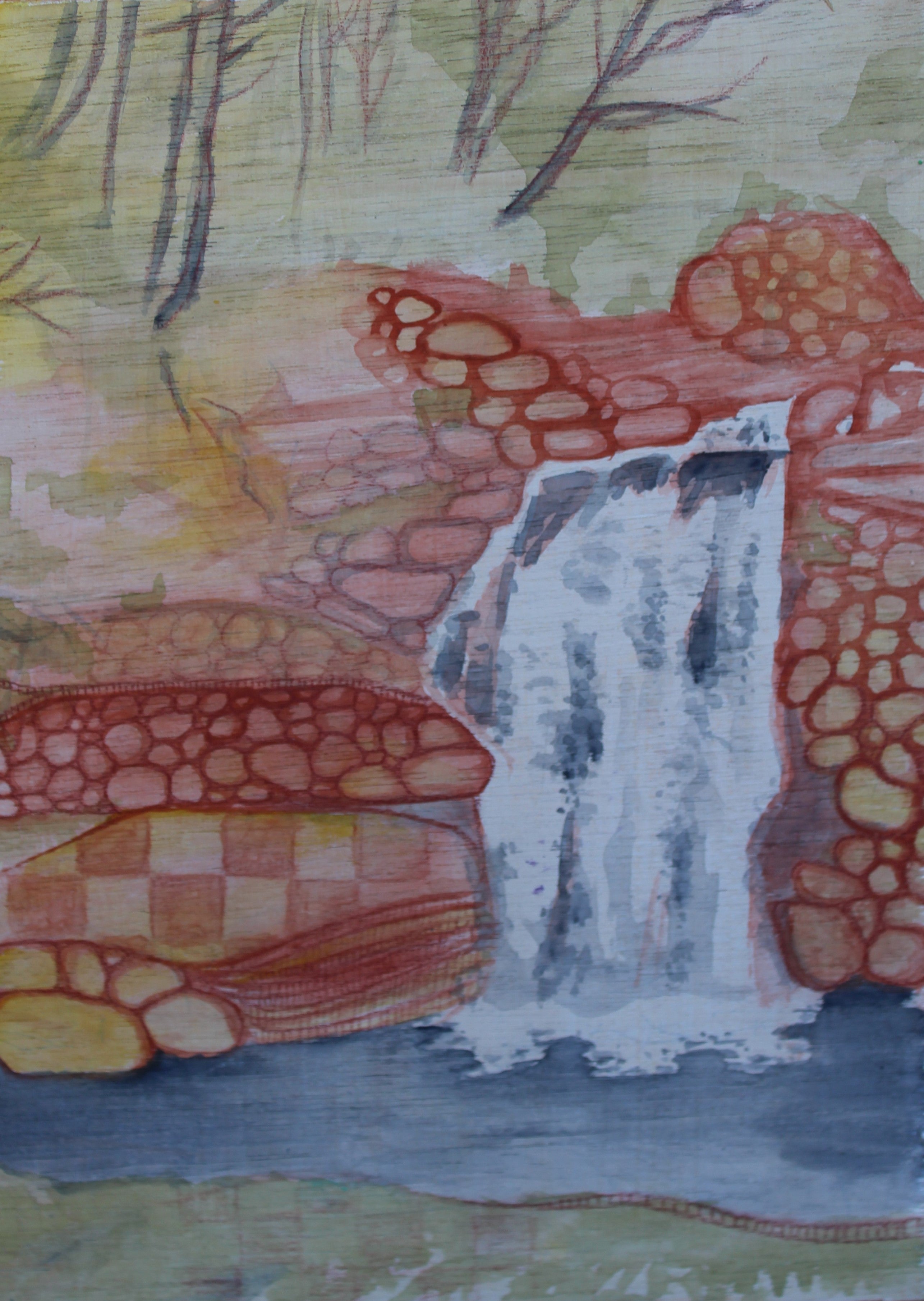 Waterfall in Scotland, 2023